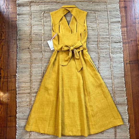 COPY - NWT Alex Marie Yellow Dress Size Small - Picture 2 of 7